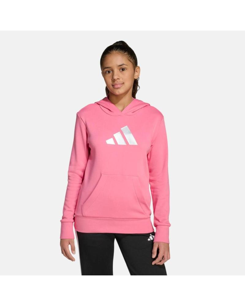 ADIDAS SUDADERA ROSA DE CUELLO REDONDO CON LOGO NAN
