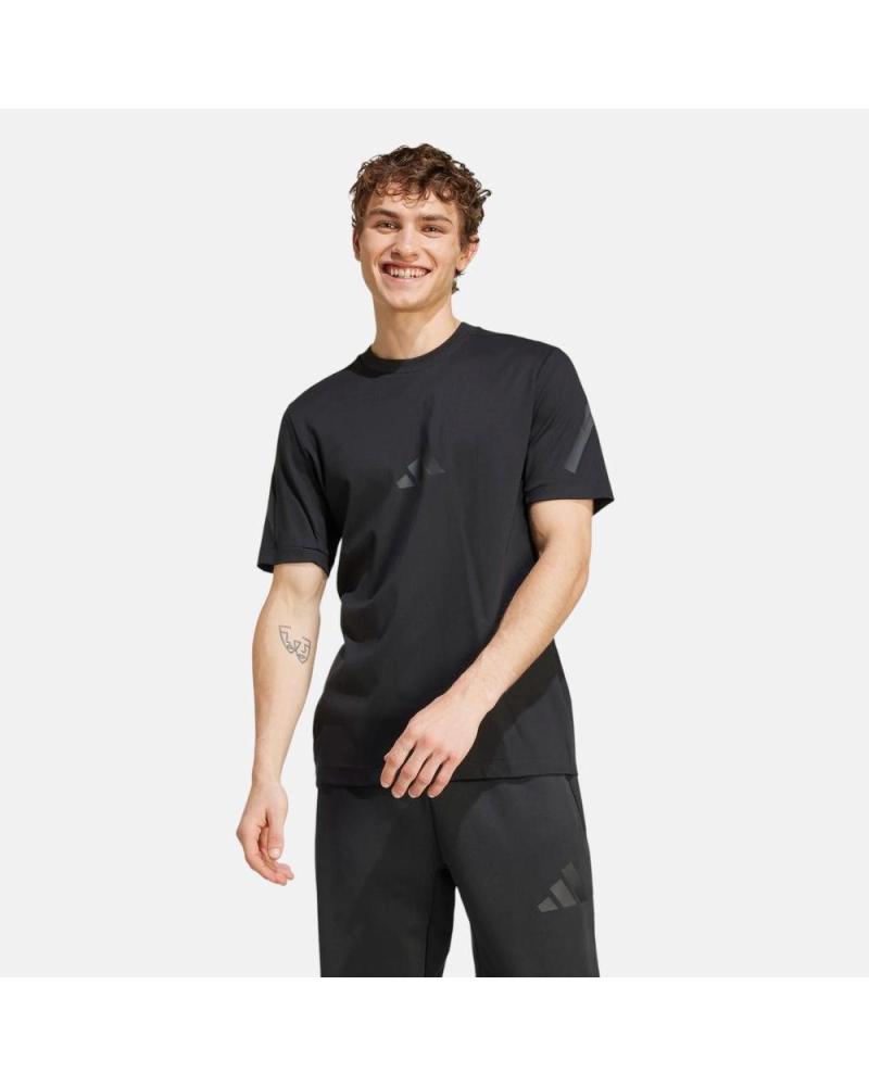 CAMISETA DE MANGA CORTA ADIDAS DEPORTIVA HOMBRE NEGRA NAN