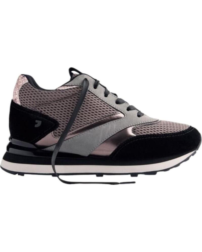 ZAPATILLAS DEPORTIVAS CASUAL GIOSEPPO EN TONOS GRISES Y NEGROS CON DETALLES GLITTER NAN