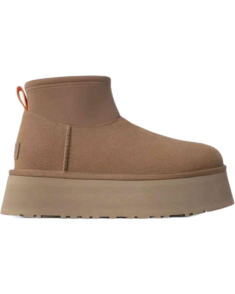 UGG CLASSIC MINI DIPPER BOTINES CHESTNUT CUERO CUERO
