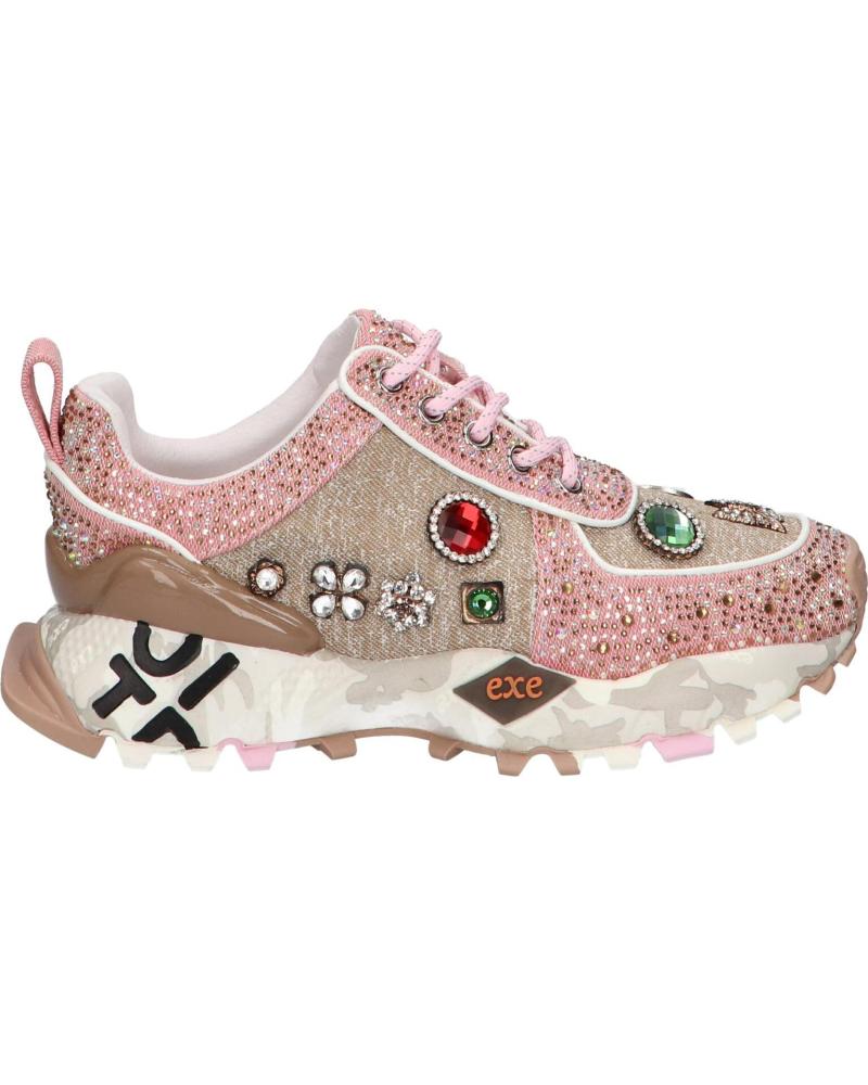ZAPATILLAS EXE SY24-6 LEATHER TAUPE PINK LEATHER TAUPE PINK