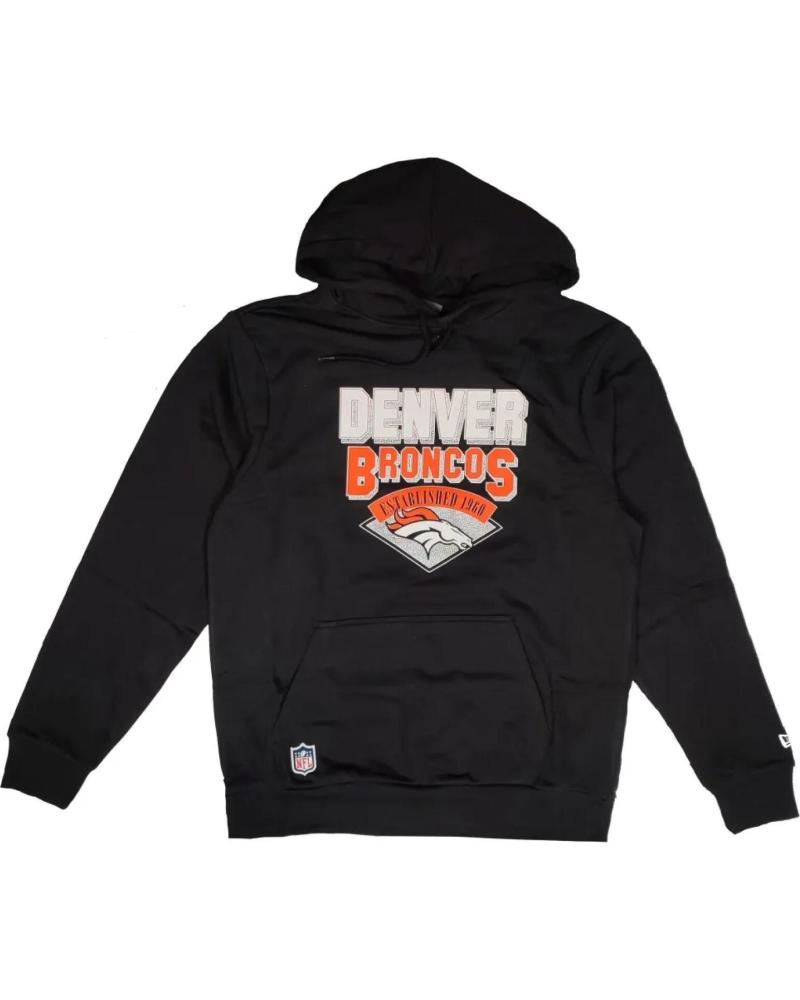 NEW ERA SUDADERA CON CAPUCHA DENVER BRONCOS NFL TEAM GRAPHIC NEGRA 1