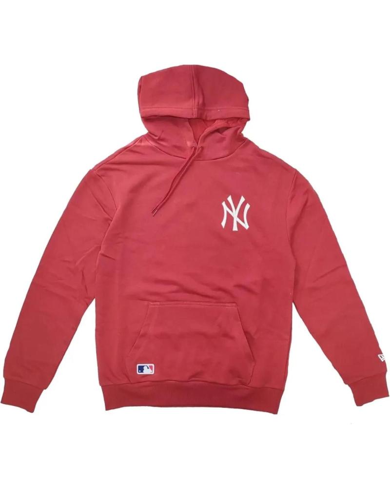 SUDADERA CON CAPUCHA OVERSIZED NEW ERA NEW YORK YANKEES LEAGUE ESSENTIAL ROJA 1