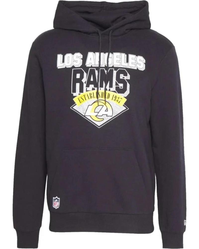 SUDADERA CON CAPUCHA NEW ERA LOS ANGELES RAMS NFL TEAM GRAPHIC NEGRA 1