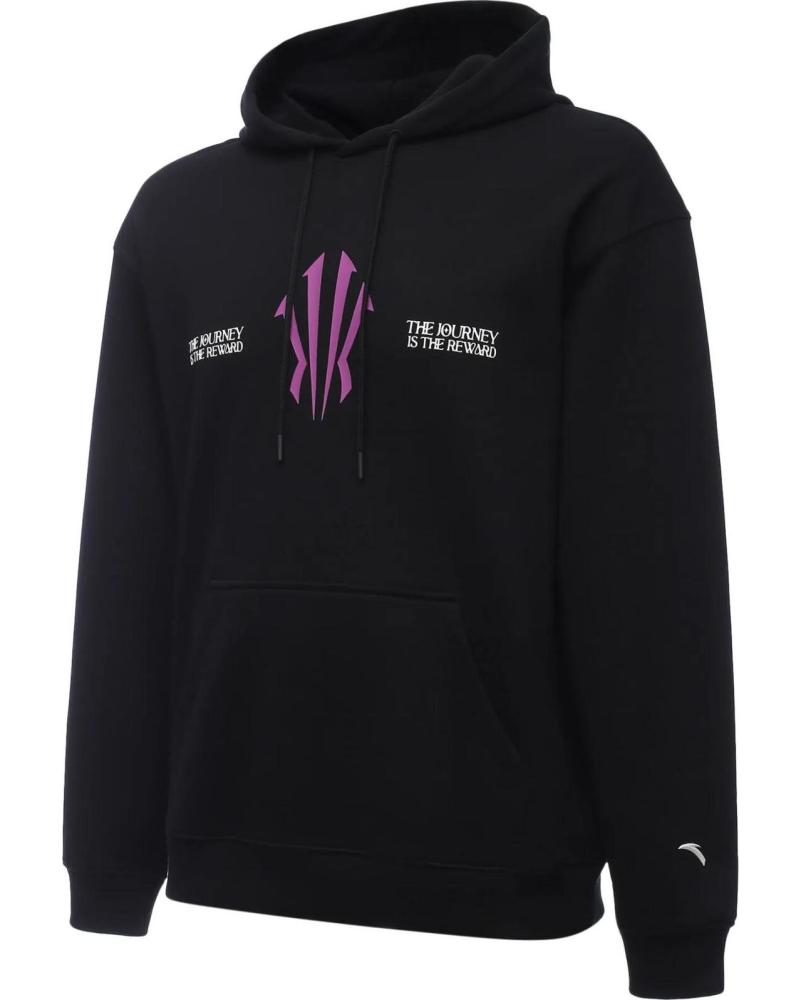 ANTA SUDADERA CON CAPUCHA KAI HOODIE THE JOURNEY - NEGRA 1