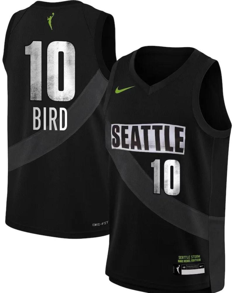 CAMISETA NIKE SUE BIRD WNBA SEATTLE STORM REBEL EDITION SWINGMAN
