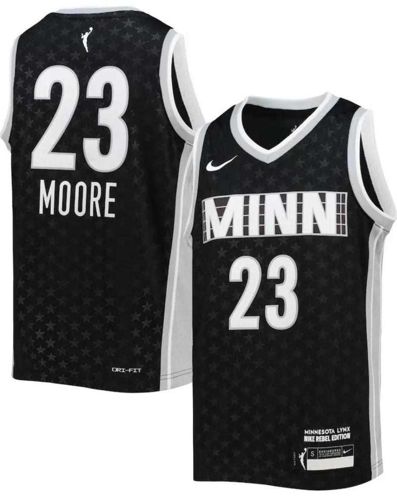 CAMISETA NIKE MAYA MOORE WNBA MINNESOTA LYNX REBEL EDITION SWINGMAN