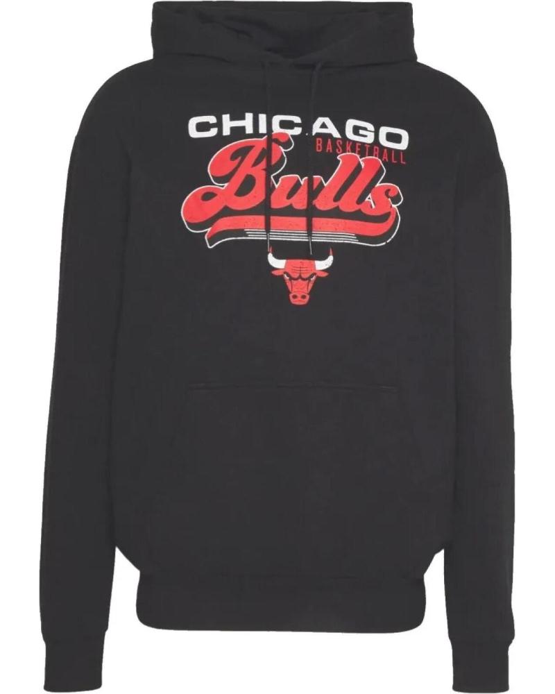 NEW ERA SUDADERA OVERSIZED CHICAGO BULLS NBA GRAPHIC NEGRA 1