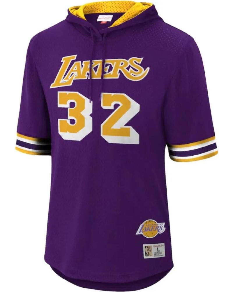 MITCHELL & NESS SUDADERA CON CAPUCHA MAGIC JOHNSON LOS ANGELES LAKERS NBA MALLA SS 1