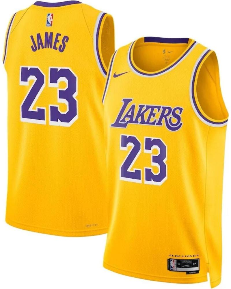 CAMISETA BALONCESTO NIKE LEBRON JAMES LAKERS ICON EDITION 2024 SWINGMAN JUNIOR