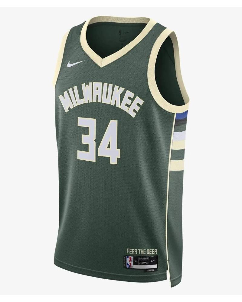 CAMISETA NIKE MILWAUKEE BUCKS GIANNIS ANTETOKOUNMPO ICON EDITION 1
