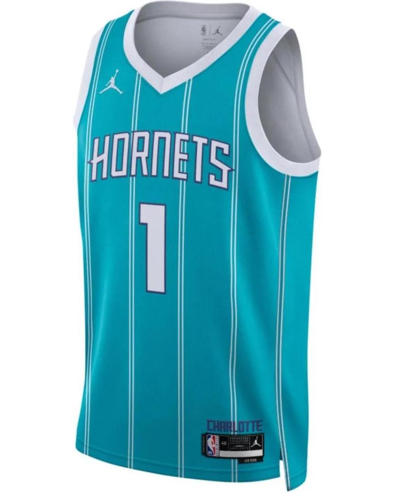 CAMISETA NIKE LAMELO BALL CHARLOTTE HORNETS SWINGMAN ICON EDITION #1 1