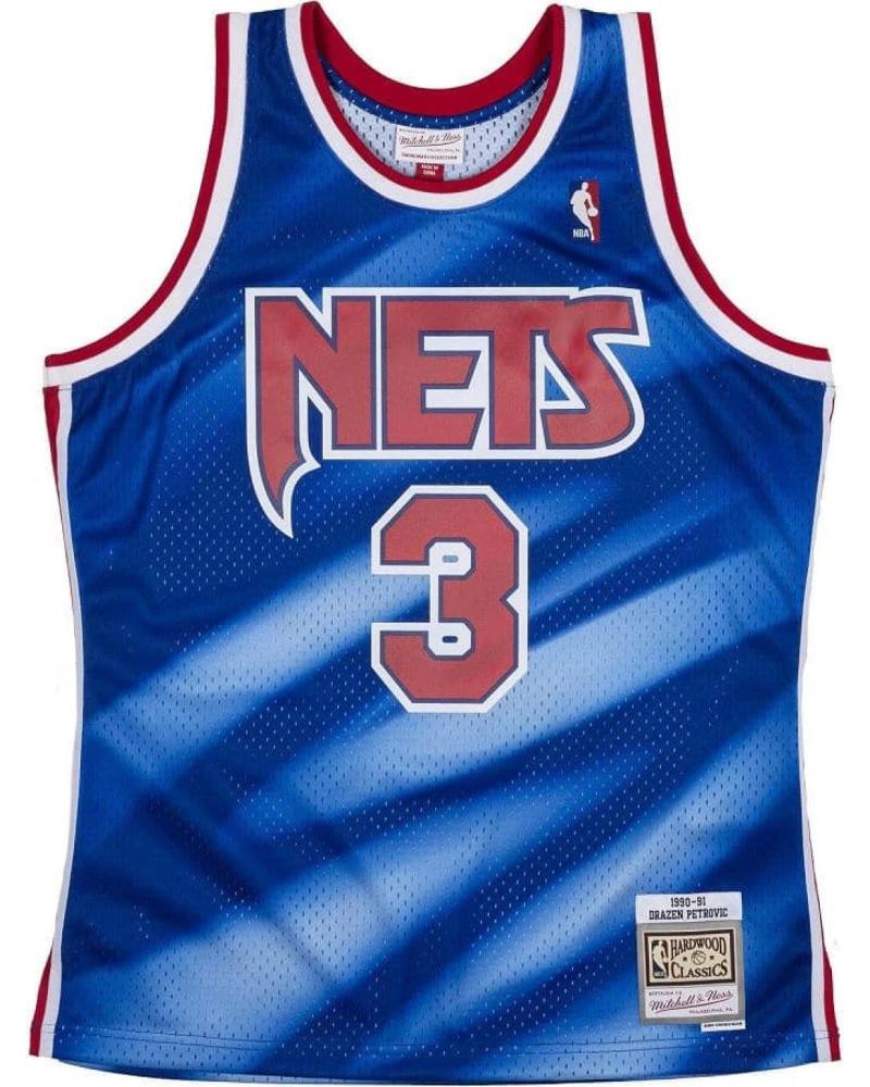 CAMISETA MITCHELL & NESS DRAZEN PETROVIC EDICIÓN NEW JERSEY NETS 1