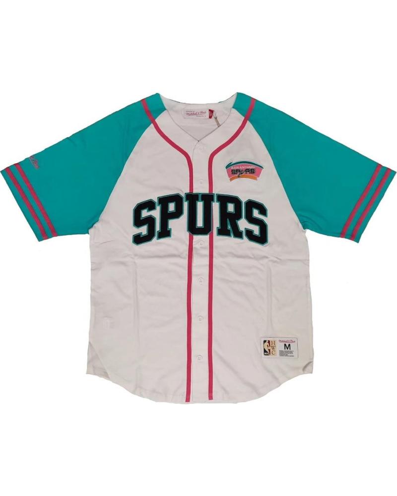 MITCHELL & NESS CAMISETA BÉISBOL NBA SAN ANTONIO SPURS PRACTICE 1 1