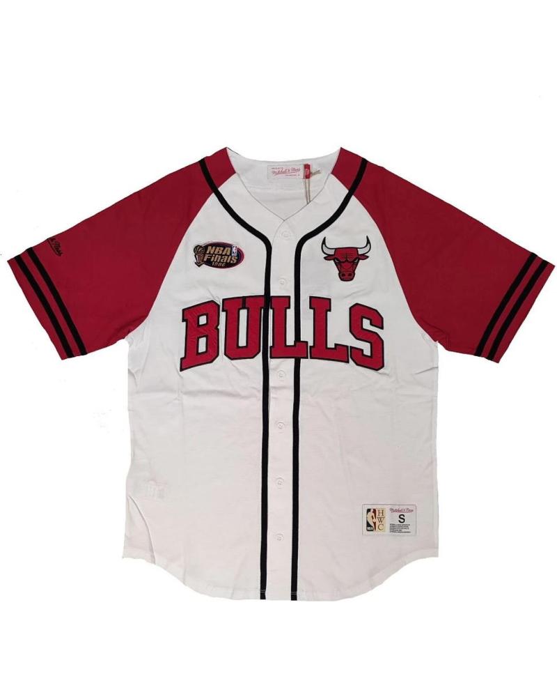 CAMISETA BÉISBOL MITCHELL & NESS CHICAGO BULLS NBA PRACTICE DAY 1 1
