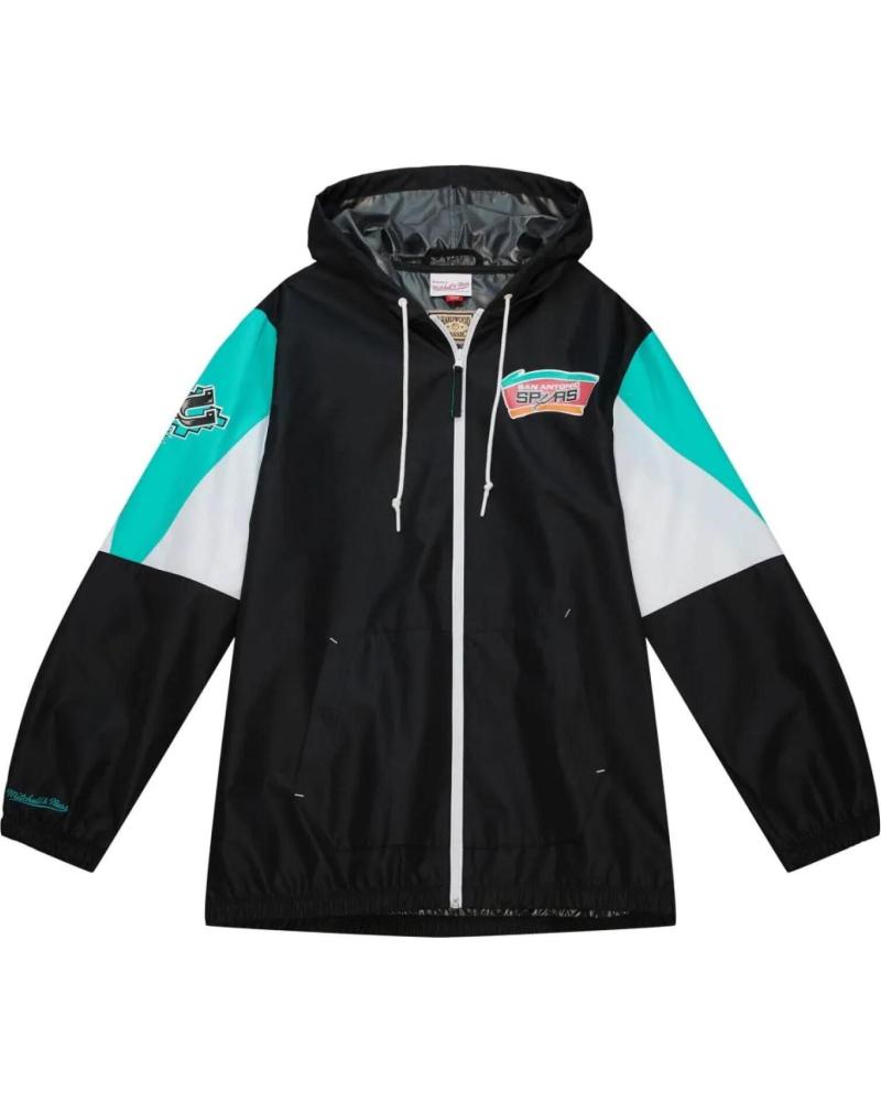 CHAQUETA CORTAVIENTOS MITCHELL & NESS SAN ANTONIO SPURS THR 1