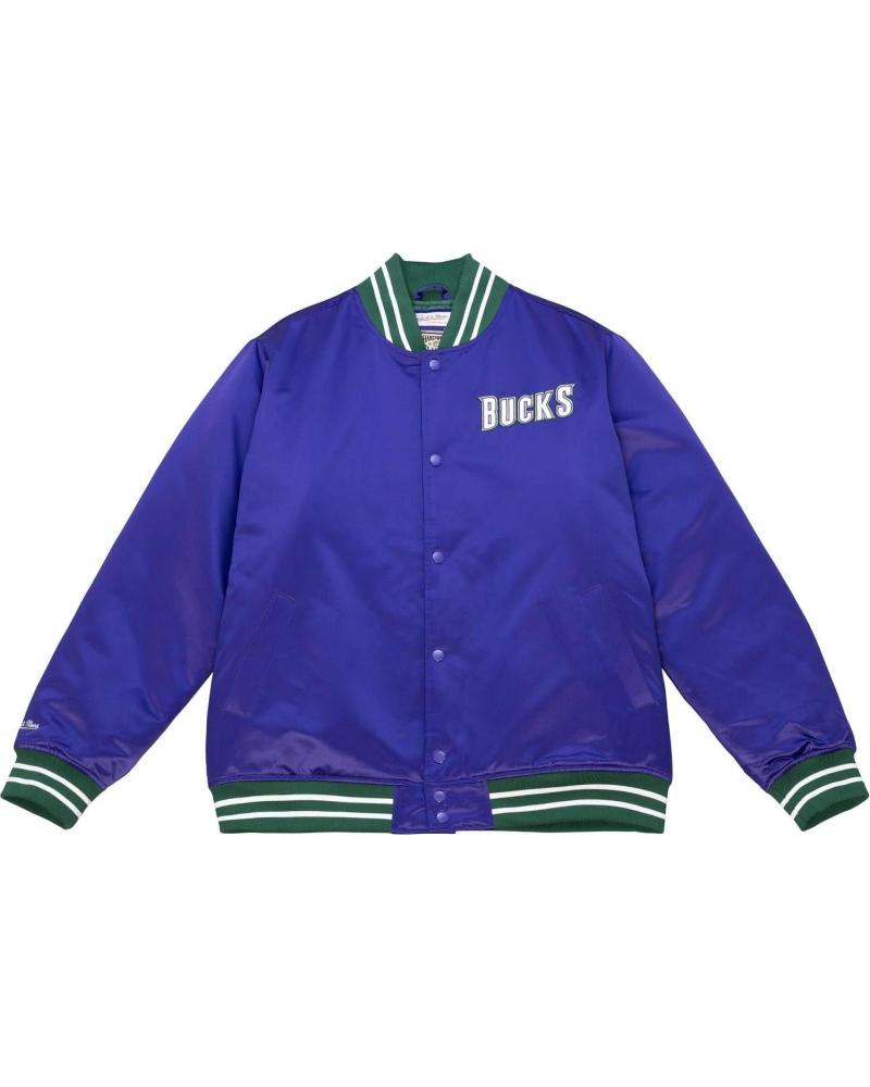 CHAQUETA MITCHELL & NESS MILWAUKEE BUCKS HEAVYWEIGHT SATIN 1