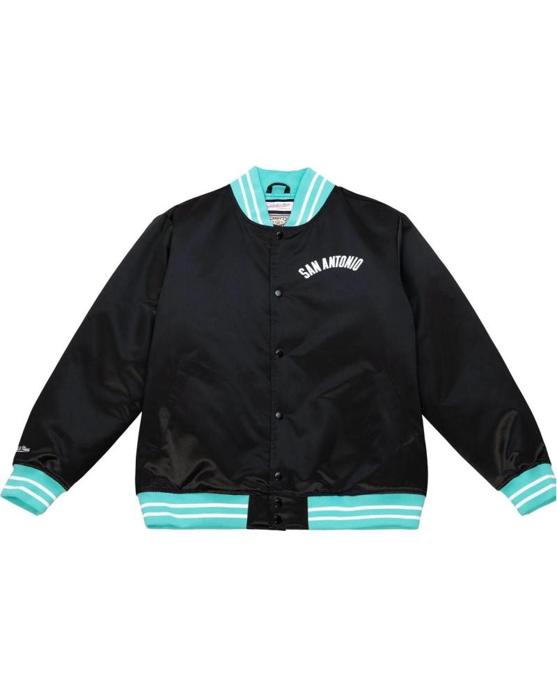 CHAQUETA MITCHELL & NESS SAN ANTONIO SPURS HEAVYWEIGHT SATIN 1