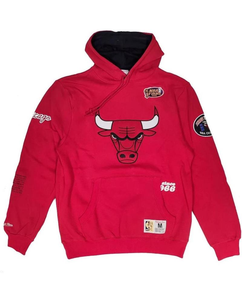 MITCHELL & NESS SUDADERA CON CAPUCHA NBA CHICAGO BULLS TEAM ORIGINS FLEECE 1