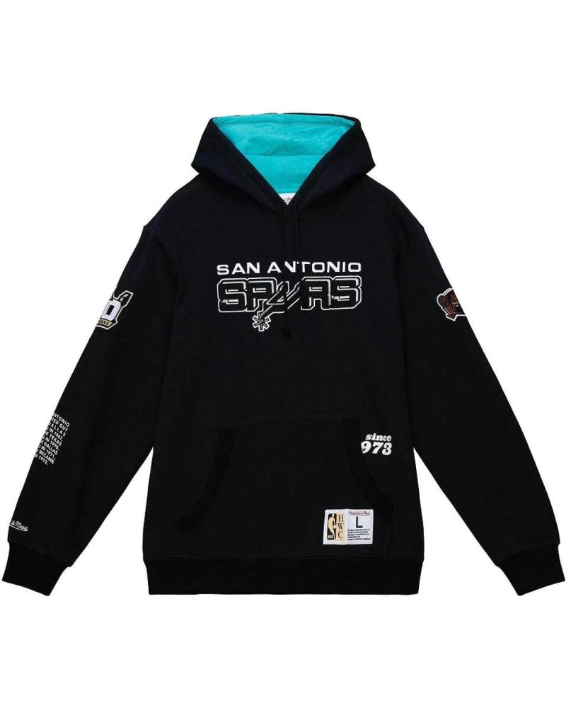 MITCHELL & NESS SUDADERA CON CAPUCHA NBA SAN ANTONIO SPURS TEAM ORIGINS FLEECE 1