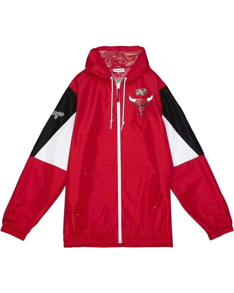 CHAQUETA CORTAVIENTOS MITCHELL & NESS THROW IT BACK CHICAGO BULLS 1