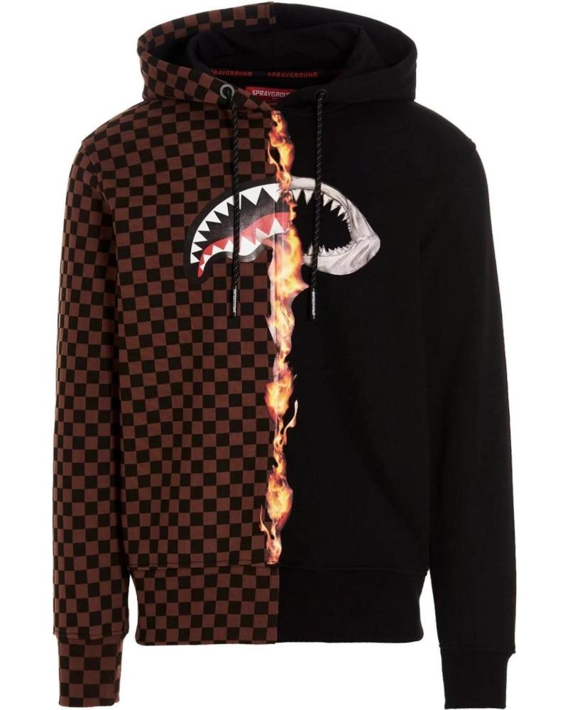 SUDADERA CON CAPUCHA SPRAYGROUND BURNT SHARKS IN PARIS 1