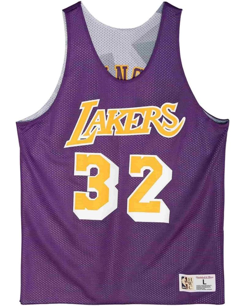 MITCHELL & NESS CAMISETA REVERSIBLE MAGIC JOHNSON #32 LAKERS MESH TANK 1