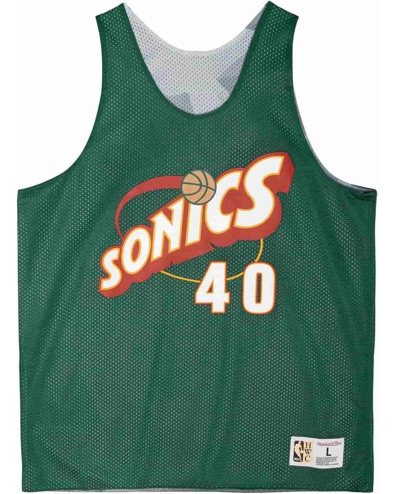 MITCHELL & NESS CAMISETA REVERSIBLE SHAWN KEMP SEATTLE SUPERSONICS MESH TANK 1