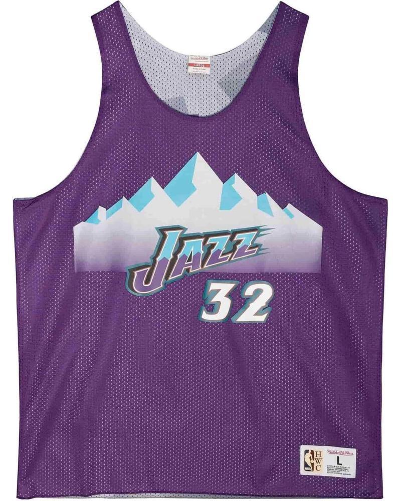 MITCHELL & NESS CAMISETA REVERSIBLE KARL MALONE UTAH JAZZ MESH TANK 1