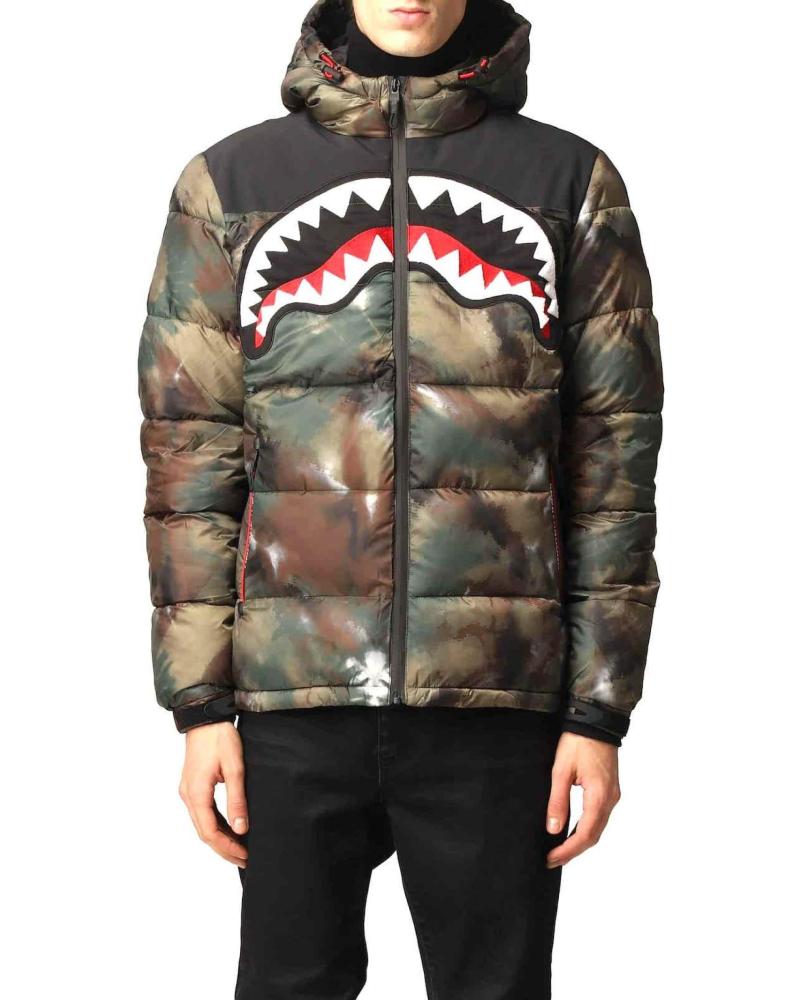 CHAQUETA SPRAYGROUND CAMO SHARK CON CAPUCHA 1