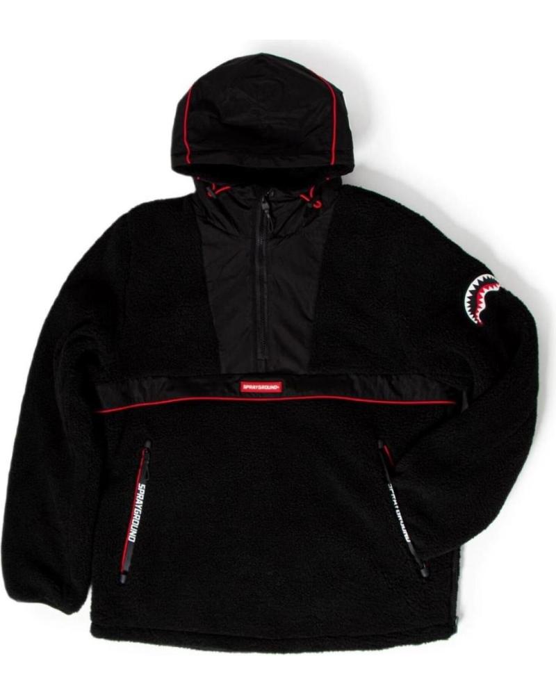 CHAQUETA SPRAYGROUND SG TEDDYBEAR NEGRA CON CAPUCHA 1