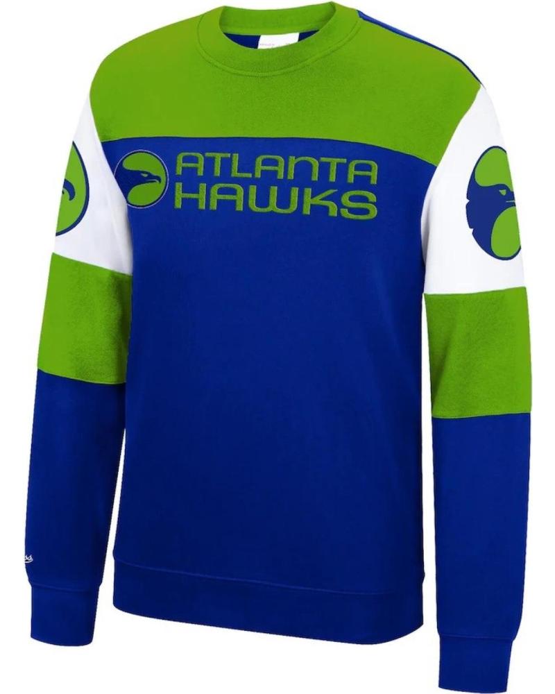 SUDADERA MITCHELL & NESS ATLANTA HAWKS PERFECT SEASON CREW 1