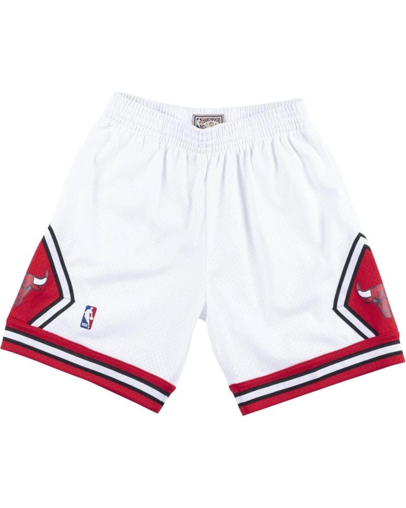 MITCHELL & NESS PANTALONES CORTOS NBA SWINGMAN CHICAGO BULLS 1997-98 - BLANCOS BLANCO