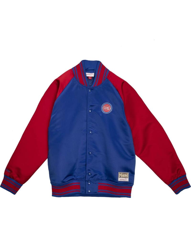 CHAQUETA MITCHELL & NESS DETROIT PISTONS COLOSAL SATIN JAC 1 1