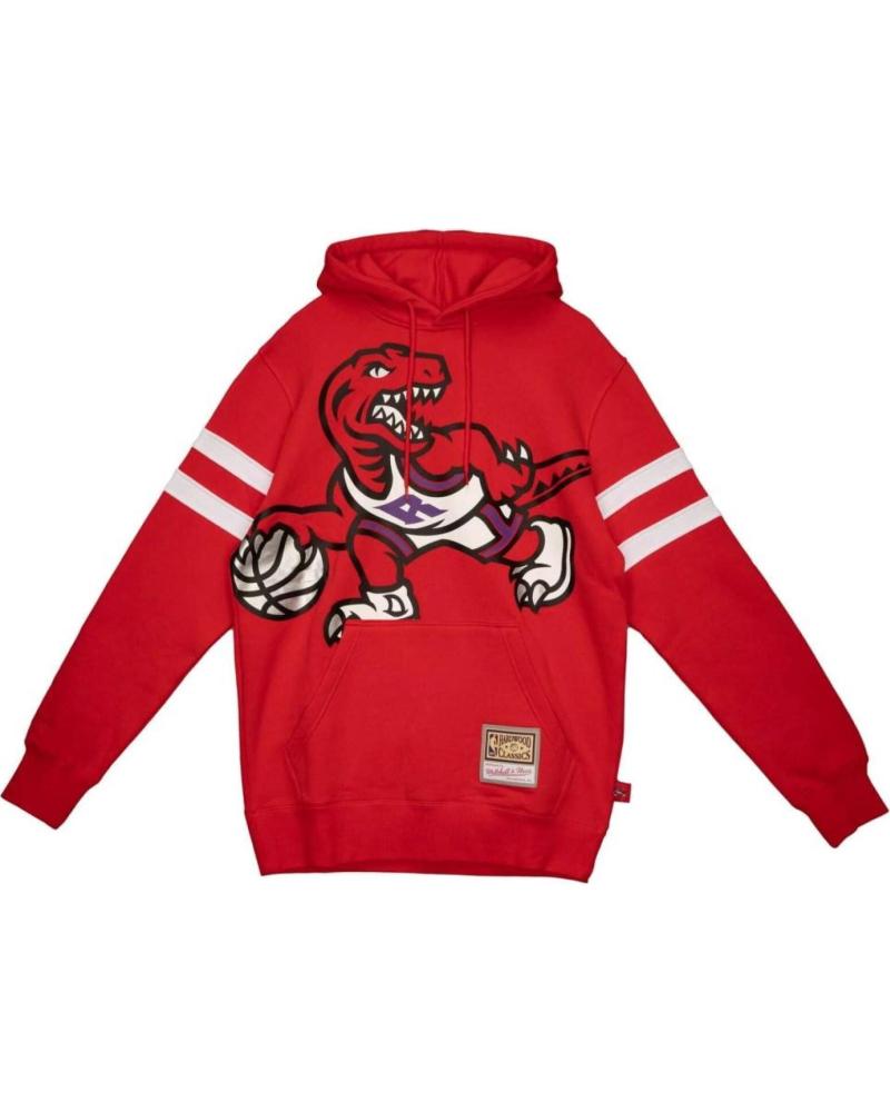SUDADERA CON CAPUCHA MITCHELL & NESS TORONTO RAPTORS BIG FACE 2.0 FLEECE 1