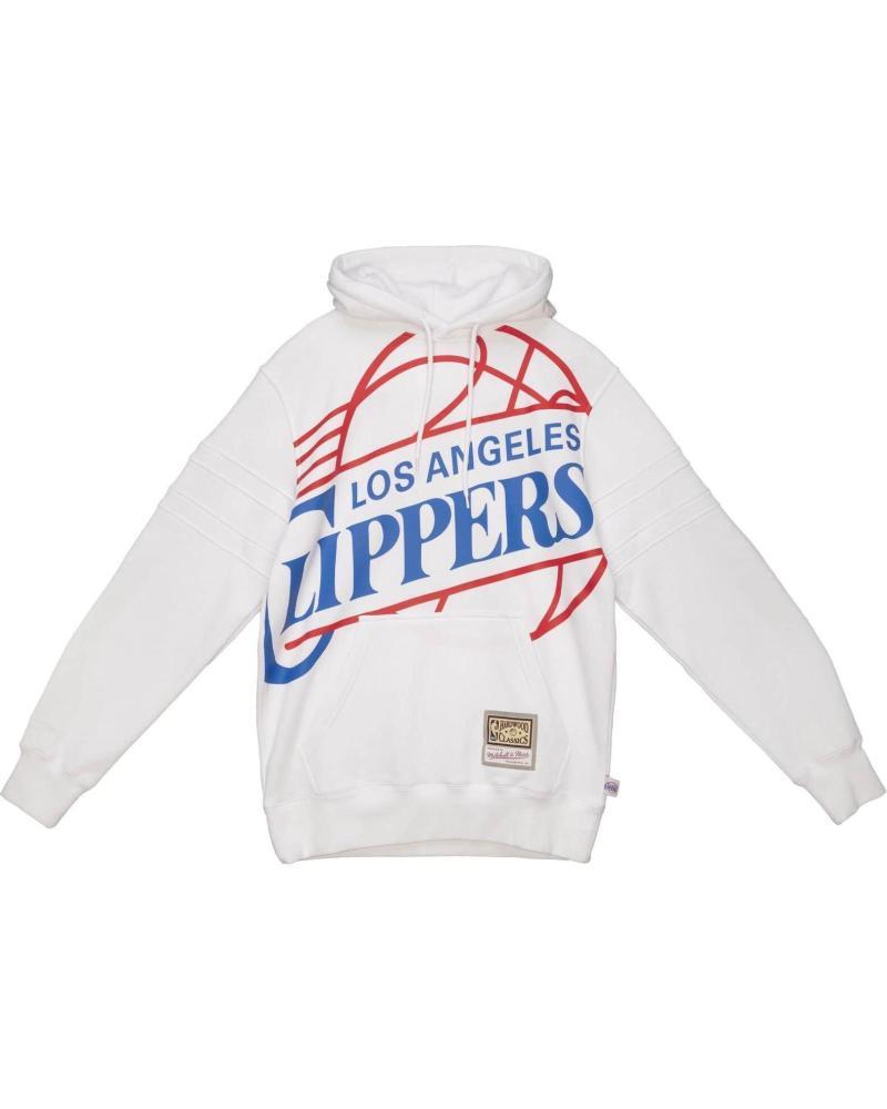 MITCHELL & NESS SUDADERA CON CAPUCHA LOS ANGELES CLIPPERS BIG FACE 2.0 FLEECE HOODIE 1