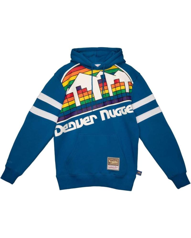 MITCHELL & NESS SUDADERA CON CAPUCHA DENVER NUGGETS BIG FACE 2.0 FLEECE HOODIE 1