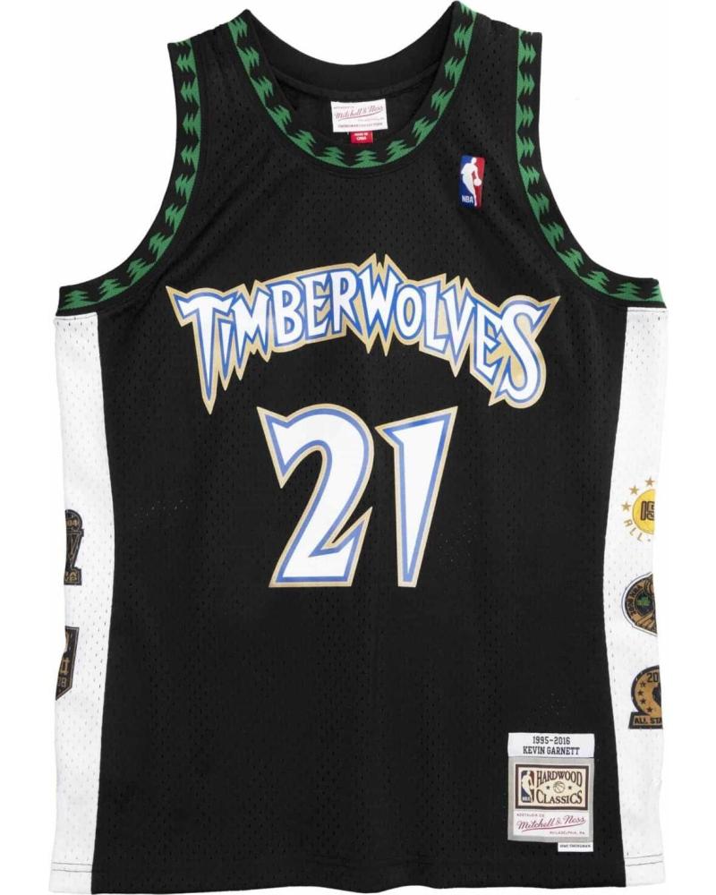 CAMISETA SWINGMAN MITCHELL & NESS KEVIN GARNETT MINNESOTA TIMBERWOLVES HOF 1