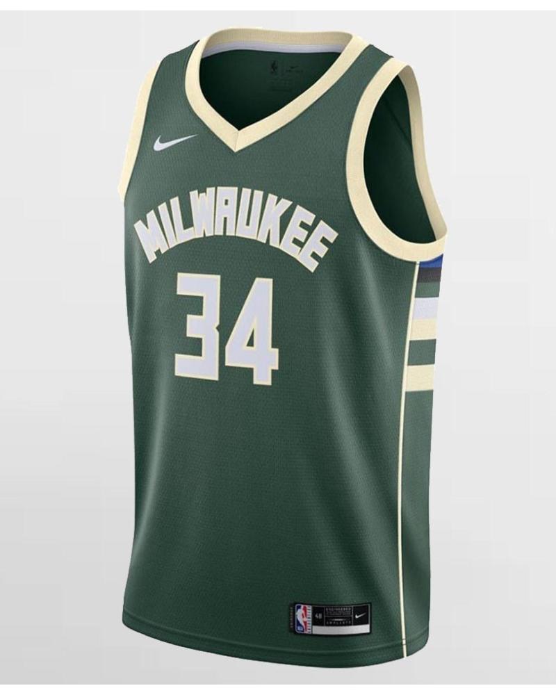 CAMISETA NIKE GIANNIS ANTETOKOUNMPO MILWAUKEE BUCKS ICON SWINGMAN 1