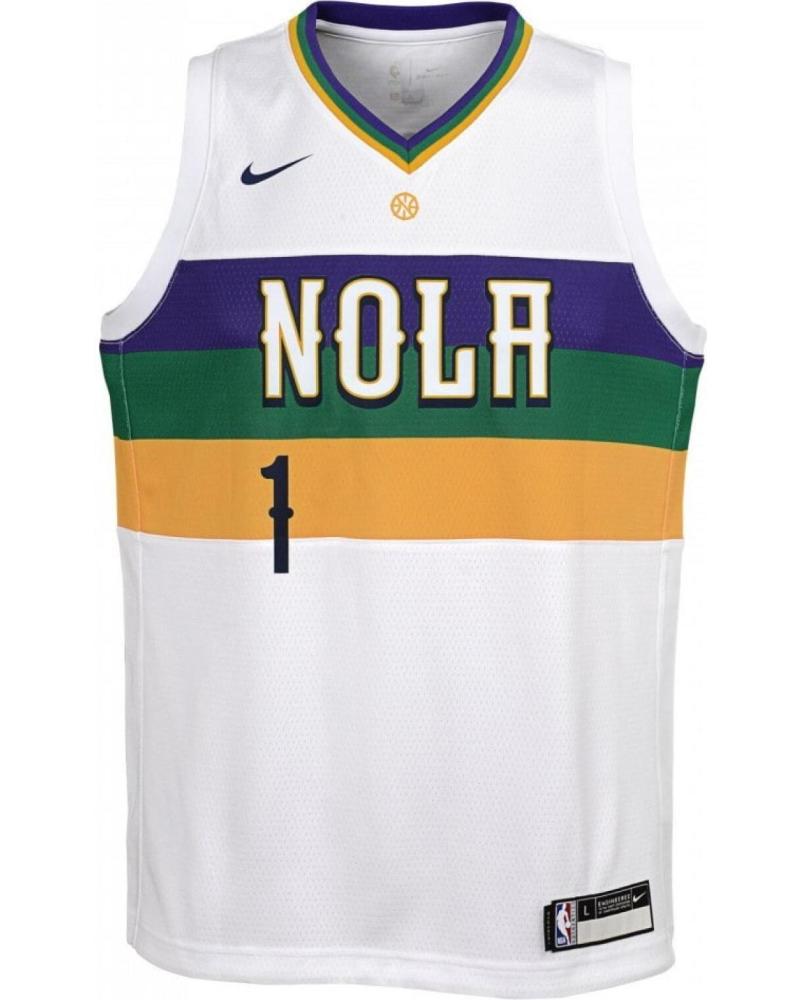NIKE CAMISETA ZION WILLIAMSON NEW ORLEANS PELICANS CITY EDITION SWINGMAN JUNIOR