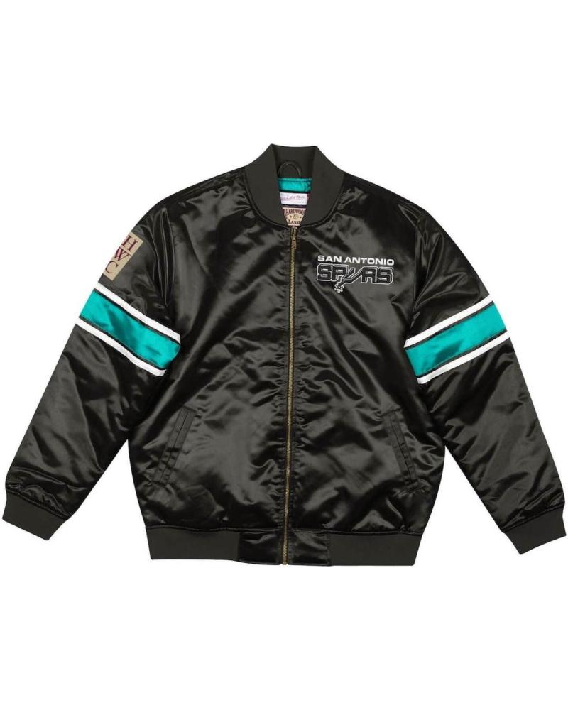CHAQUETA MITCHELL & NESS SAN ANTONIO SPURS HEAVYWEIGHT SATIN 1