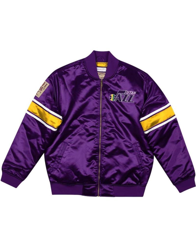 CHAQUETA MITCHELL & NESS UTAH JAZZ HEAVYWEIGHT SATIN 1