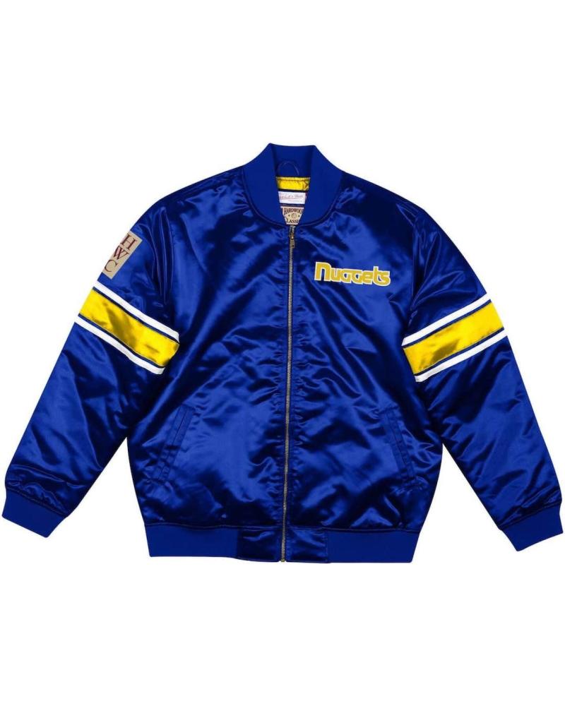 CHAQUETA MITCHELL & NESS DENVER NUGGETS HEAVYWEIGHT SATIN 1