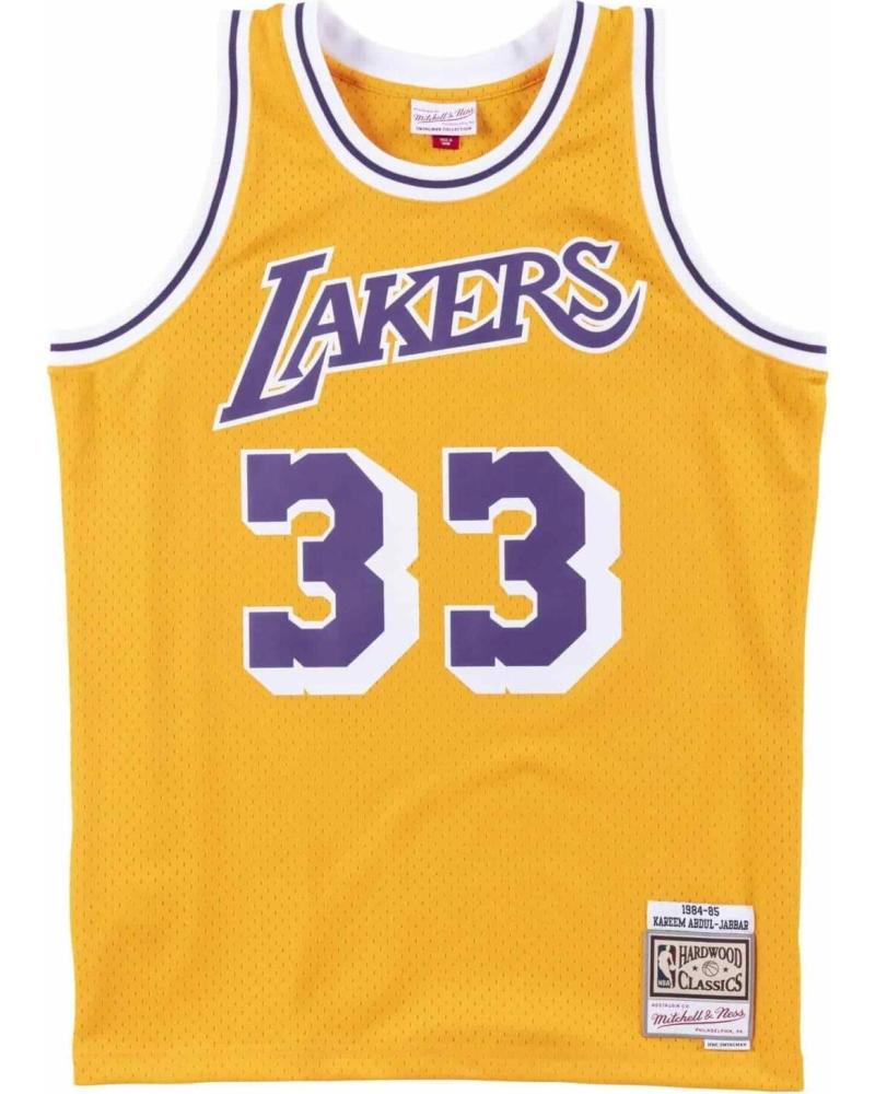 CAMISETA MITCHELL & NESS KAREEM ABDUL-JABBAR LOS ANGELES LAKERS 1984-85 SWINGMAN 1