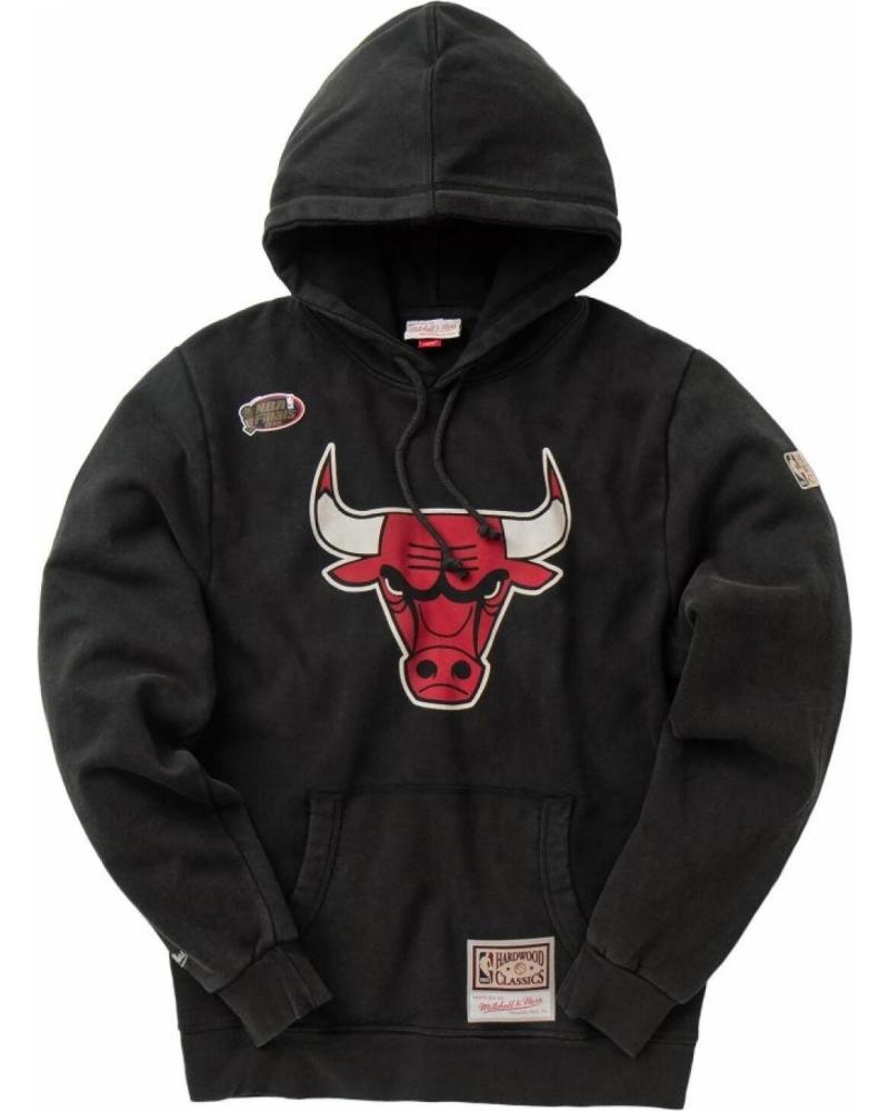MITCHELL & NESS SUDADERA CON CAPUCHA WORN LOGO CHICAGO BULLS 1
