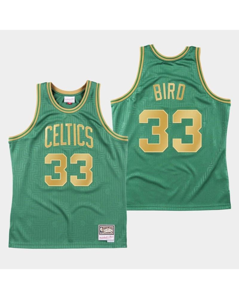 MITCHELL & NESS CAMISETA LARRY BIRD BOSTON CELTICS CNY SWINGMAN 1985-86 1