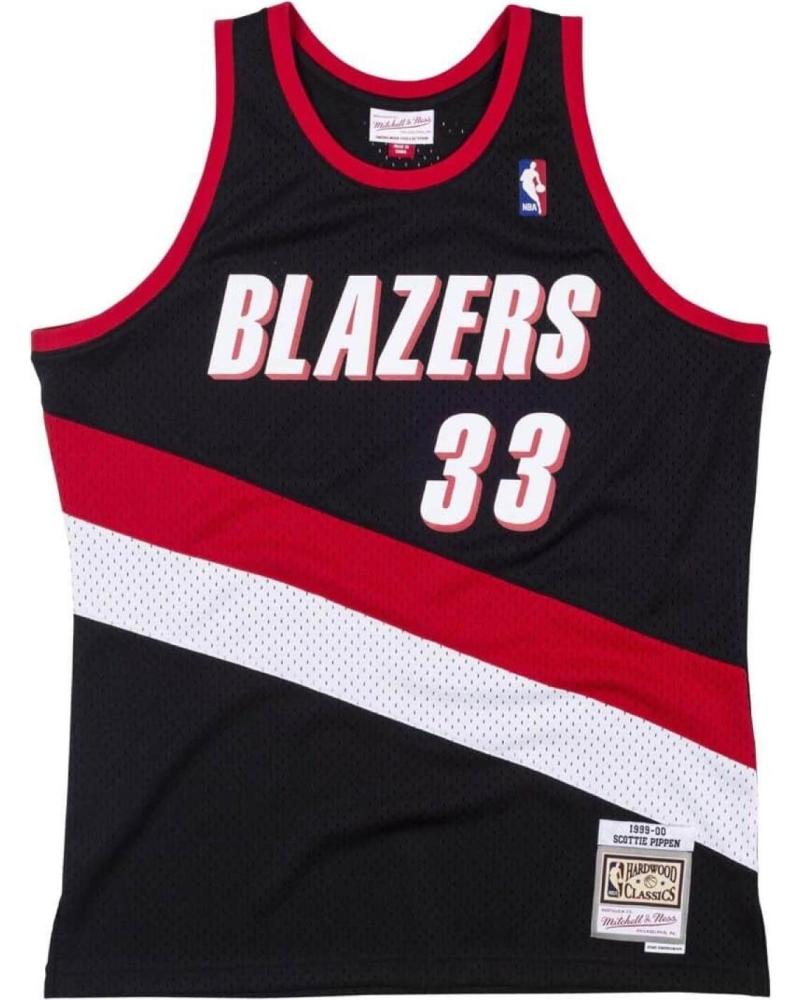 CAMISETA BALONCESTO MITCHELL & NESS SCOTTIE PIPPEN PORTLAND TRAIL BLAZERS #33 SWINGMAN 1999-00 1