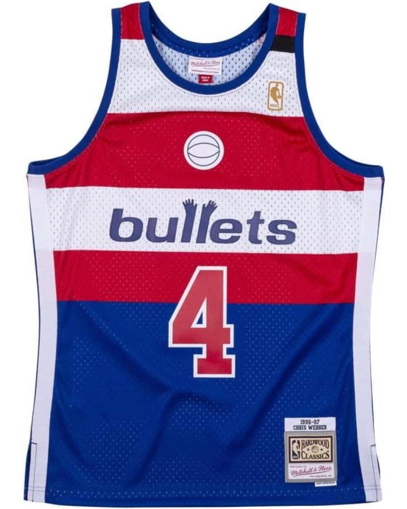 MITCHELL & NESS CAMISETA SWINGMAN CHRIS WEBBER WASHINGTON BULLETS 1996-97 1