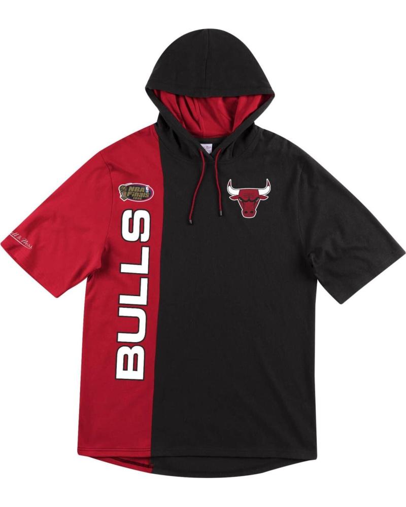 SUDADERA CON CAPUCHA MITCHELL & NESS CHICAGO BULLS SPLIT HOODY 1