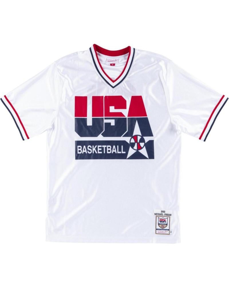 MITCHELL & NESS CAMISETA USA AUTHENTIC SHOOTING MICHAEL JORDAN BLANCO 1